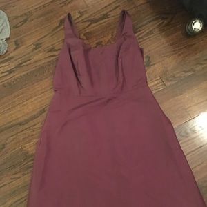 Ann Taylor silk duiponi dress